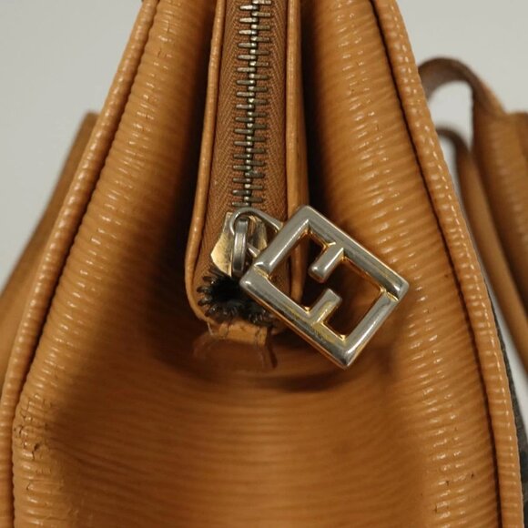 FENDI Zucca Canvas Hand Bag 2way Brown Black Auth bs27918 - Picture 10 of 16